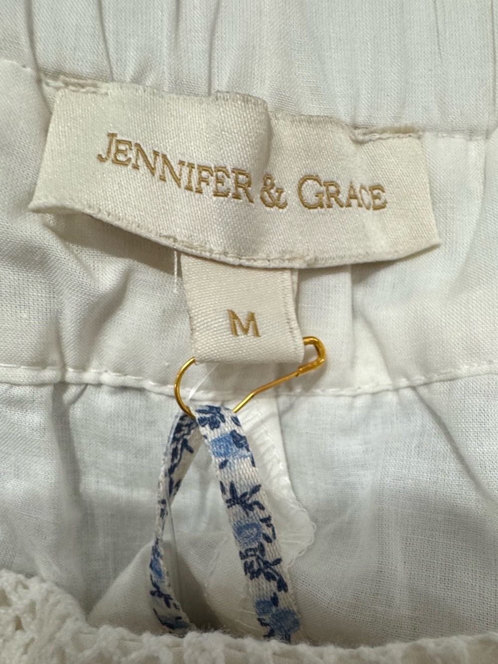 NEW Embroidered Eyelet Maxi Skirt- Ecru - Picture 6 of 14